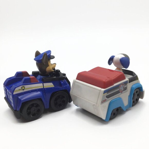 Paw Patrol Rescue Racers Set of 5 Vehicles Skye Rubble Zuma Robo Dog Chase Pups - Picture 3 of 11